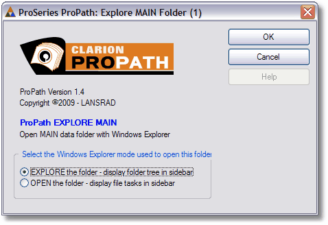 The ProPath Explore template